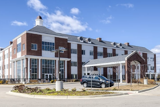 The Avalon of Commerce Township front entrance